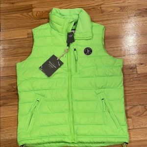Abercrombie & Fitch Men Vest ( Fluorescent Green)